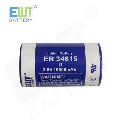 3.6V D Μέγεθος ER34615 Λιθιοχλωριούχο τιονύλιο