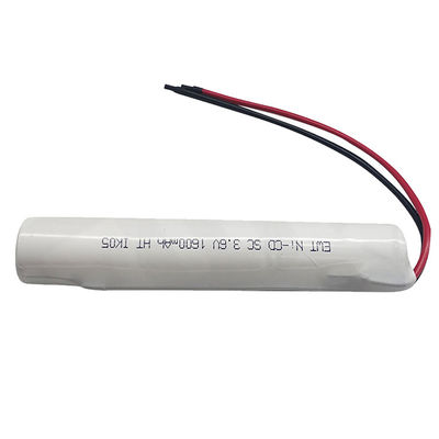 Αγορά Νικέλιο SC Nicd μπαταρία 3.6v 1600mah επαναφορτιζόμενη μπαταρία online manufacture