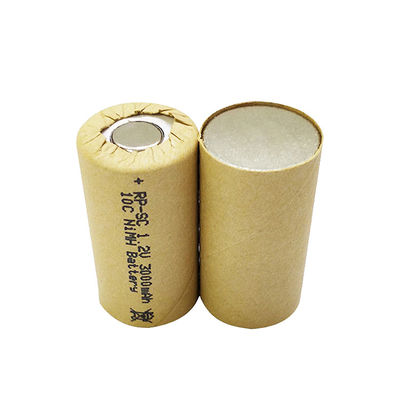 Αγορά Νικέλιο 10c μπαταρία υπο-C SC3000mah 1.2 V Ni Mh επαναφορτιζόμενη μπαταρία online manufacture