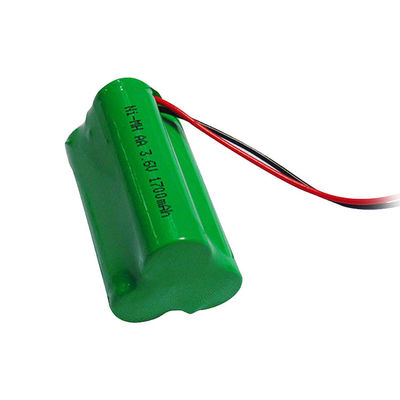 Αγορά 3.6v 1700mah Νικέλιο επαναφορτιζόμενη μπαταρία NiMH επαναφορτιζόμενη AA ηλεκτρονική κατασκευή
