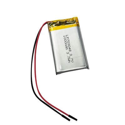 Αγορά Δύναμη μπαταρία πολυμερούς λιθίου 3.7v 1000mah μπαταρία LiPo 703048 online manufacture