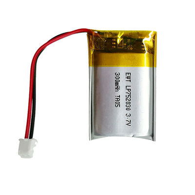 Αγορά 752030 Μίνι μπαταρία Lipo 3.7v 300mah επαναφορτιζόμενη μπαταρία Li Polymer online manufacture