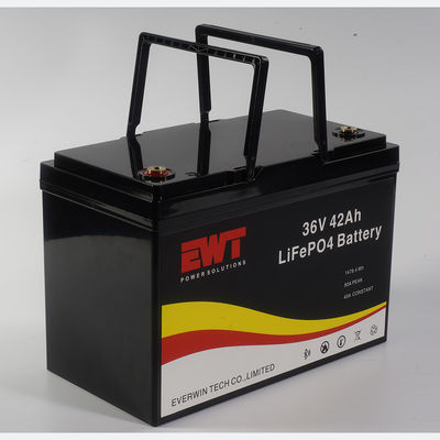 Αγορά Προσαρμόσιμες λύσεις ρεύματος LiFePO4 36V 50Ah Πακέτο μπαταριών με πρισματικά κύτταρα με προστασία από υπερφόρτιση και υπερφόρτιση σε απευθείας σύνδεση κατασκευή