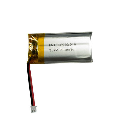 Αγορά LP902040 3.7V 700MAH Πρισματική μπαταρία πολυμερούς λιθίου Προσαρμόσιμη και υποστηριζόμενη online manufacture