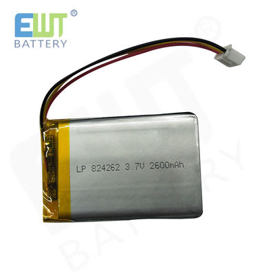 Αγορά LP824262 3.7V 2600mAh Υψηλής χωρητικότητας LiPo Pack ισχύς για συσκευή LED online manufacture