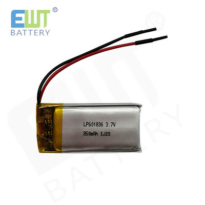 Αγορά LP601836 3.7V 350mAh μπαταρία πολυμερούς λιθίου 1S1P για ανθεκτική αεροπορική ή θαλάσσια ναυτιλία online manufacture