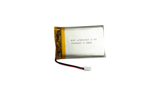 Αγορά LP853450 3.7V 1500mAh Μικροσκοπική μπαταρία LiPo -20°C έως 60°C ηλεκτρονική κατασκευή