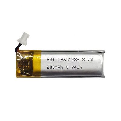 601235 Λιθιοποιημένη μπαταρία πολυμερούς 300mAh 400mAh 3.7V 200mAh LiPo μπαταρία