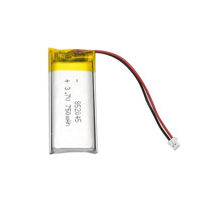 Πακέτο μπαταρίας πολυμερούς λιθίου 3.7V 750MAH μπαταρία LiPo LP852045