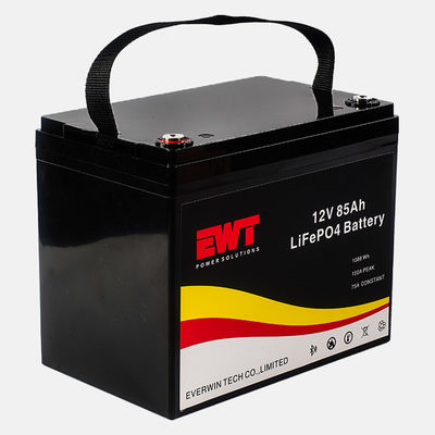 12V μπαταρία λιθίου σιδήρου φωσφορικού IFR32700 12.8V 85Ah μπαταρία ιόντων λιθίου LFP για ηλιακή ενέργεια
