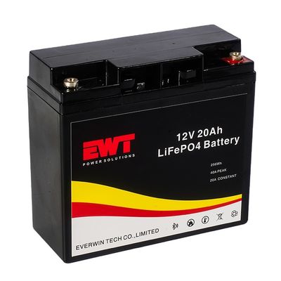 BMS Li Ion επαναφορτιζόμενη μπαταρία 0.2C 12.8V 20ah Lifepo4 μπαταρία