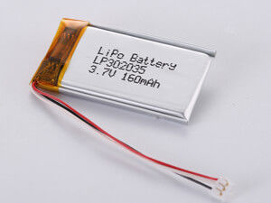 100mAh 3,7V μπαταρία πολυμερούς λιθίου για σταθερή και ανθεκτική παροχή ενέργειας