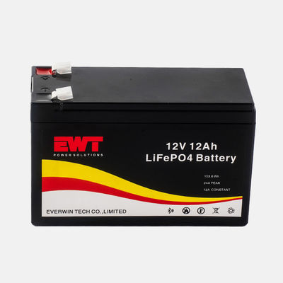 12V 12Ah LiFePO4 μπαταρία με Ultra Wide Θερμοκρατική Περιοχή ebike κινητήρα DIY διαθέσιμο