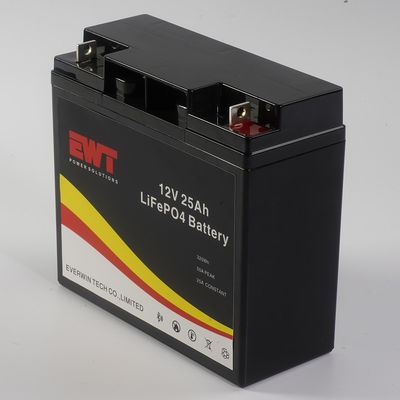 5000 Cycle Life 12V 25AH επαναφορτιζόμενη μπαταρία με λειτουργία Bluetooth
