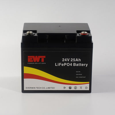 IFR26650 24V 25Ah 630Wh Lifepo4 Συσκευή μπαταριών για Ηλιακή Αποθήκευση Ηλεκτρικών Μοτοσυκλετών
