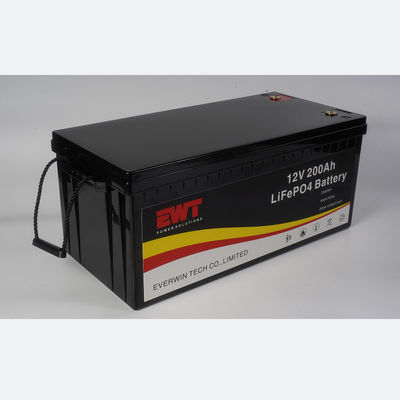 12V 200AH Προσαρμοσμένη ανθεκτική στο νερό μπαταρία κατάλληλη για εξωτερική παροχή ενέργειας