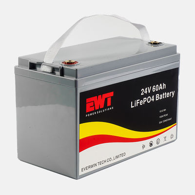 24V 60Ah LiFePO4 μπαταρία για ηλεκτρικές βάρκες 30A εκφόρτιση 640Wh Η ισχύς εξόδου -20°C έως 45°C