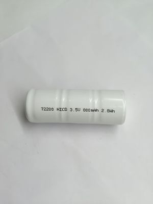 Μακροχρόνια απόδοση ιατρική μπαταρία NICD 800mAh 3.6 V μπαταρία νικελίου καδμίου