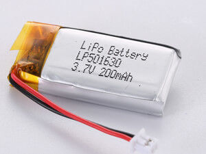 3.7V 200MAH 1S1P Lithium Polymer Battery Pack Assembly Model με εγγύηση 12 μηνών και τοξικά υλικά ΧΩΡΙΣ PCM Μικρό μέγεθος