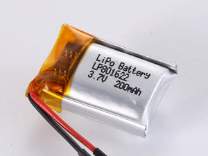 LP801622 3.7V 200MAH Πρισματική μπαταρία πολυμερούς λιθίου επαναφορτιζόμενη Η απόλυτη λύση ενέργειας για την επιχείρησή σας