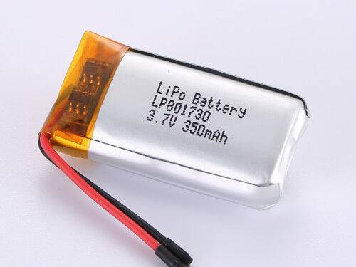 LP801730 3.7V 350MAH LiPo μπαταρία για οποιαδήποτε εφαρμογή Ανθεκτική σε θερμοκρασία και ανθεκτική σε θερμοκρασία