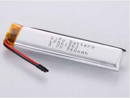 3.7V 560MAH JST Συνδετήρας τύπου Λιθίου Πολυμερή επαναφορτιζόμενη μπαταρία με ρεύμα εκφόρτισης 1C ελαφρύ και ανθεκτικό