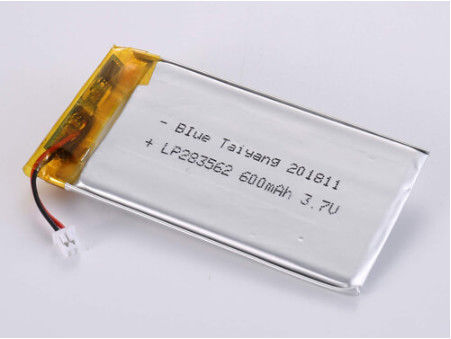 Μακροχρόνια 3,7V 600MAH επαναφορτιζόμενη μπαταρία πολυμερούς λιθίου με προστασία PCB για βιομηχανικές εφαρμογές