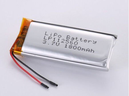 LP112560 3.7V 1800MAH Κατασκευαστές μπαταριών ιόντων λιθάνθρακα με προστασία από υπερφόρτωση και συσκευασία Soft Pack