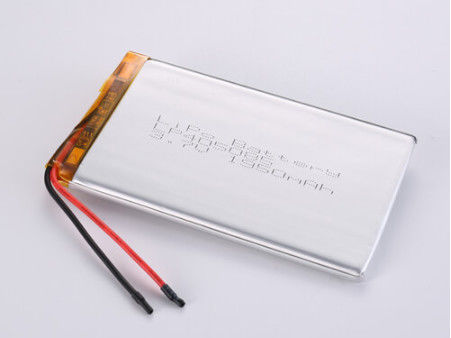 LP405085 3.7V 1950MAH Ασημένια μπαταρία πολυμερούς λιθίου με μέγιστο ρυθμό εκφόρτισης 1C και βαθμό Α 12 μήνες 1 έτος εγγύηση