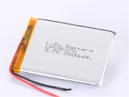 LP595370 3.7V 2600MAH επαναφορτιζόμενη μπαταρία 1 έτος διάρκεια ζωής Πολυμερές λιθίου για συμβατότητα OEM