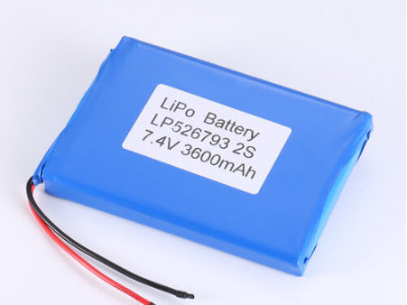 LP526793 7.4V Ηλεκτρονικές μπαταρίες ιόντων λιθίου