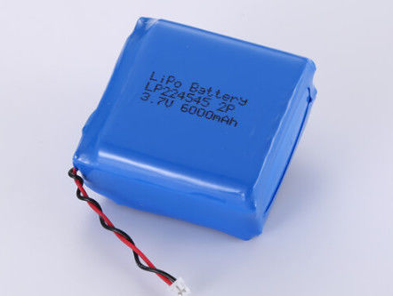 LP224545 3.7V 6000mAh Ηλεκτρική μπαταρία ιόντων λιθίου Παρασκευαστές ODM και OEM Υποστηρίζεται με προσιτή