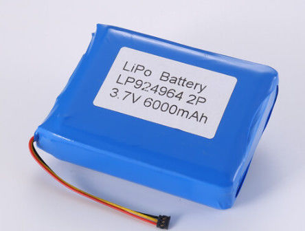 3.7V 6000MAH Li Ion Battery κατασκευαστές, OEM και ODM Lithium Polymer Battery 2-3 ώρες χρόνος φόρτισης