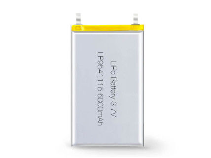 Άλλα υλικά ανόδου 3.7V 6000MAH επαναφορτιζόμενη μπαταρία πολυμερούς λιθίου με προσαρμοσμένες επιλογές και υποστήριξη OEM/ODM