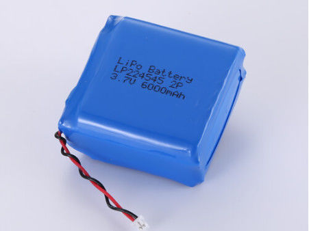 LP224545 3.7V 6000MAH Ηλεκτρική μπαταρία ιόντων λιθάνθρακα κατασκευαστές υψηλής χωρητικότητας LiPo Pack με 500 κύκλους