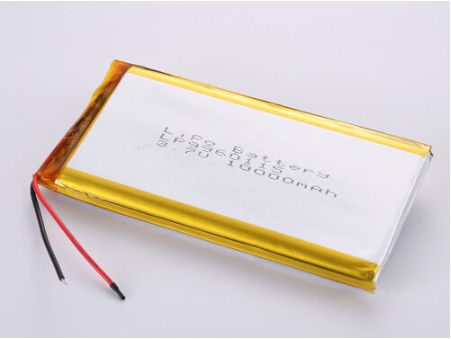 LP9960115 3.7V 10000MAH Διάρκεια κύκλου Λιθιοπολυμερή μπαταρία Λι-πολυμερές κύτταρο για -20°C έως 60°C 500 κύκλοι Παρασκευαστές