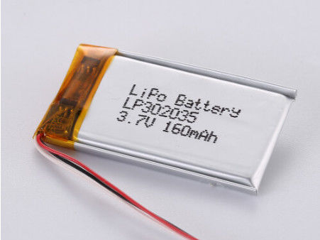 Υψηλής χωρητικότητας LiPo Pack 3.7V με προστασία PCB και παροχή ρεύματος LP302035 3.7V 160MAH