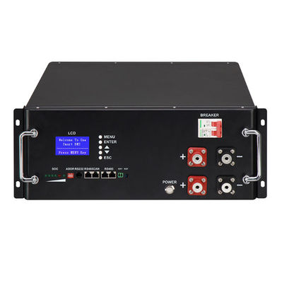 Λύση αποθήκευσης ενέργειας 48V/51.2V 100Ah Rack Type Lithium Iron Phosphate Battery Pack για οικιακή φωτοβολταϊκή ενέργεια