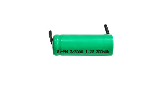 NIMH 1.2V 300MAH Μακροχρόνια επαναφορτιζόμενη μπαταρία νικελιομεταλλικού υδρογόνου χωρίς επίδραση μνήμης και μεταβλητή χωρητικότητα